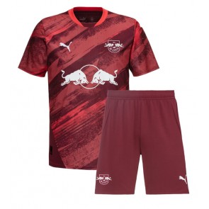 RB Leipzig Dětské Venkovní dres komplet 2024-25 Krátký Rukáv (+ trenýrky)